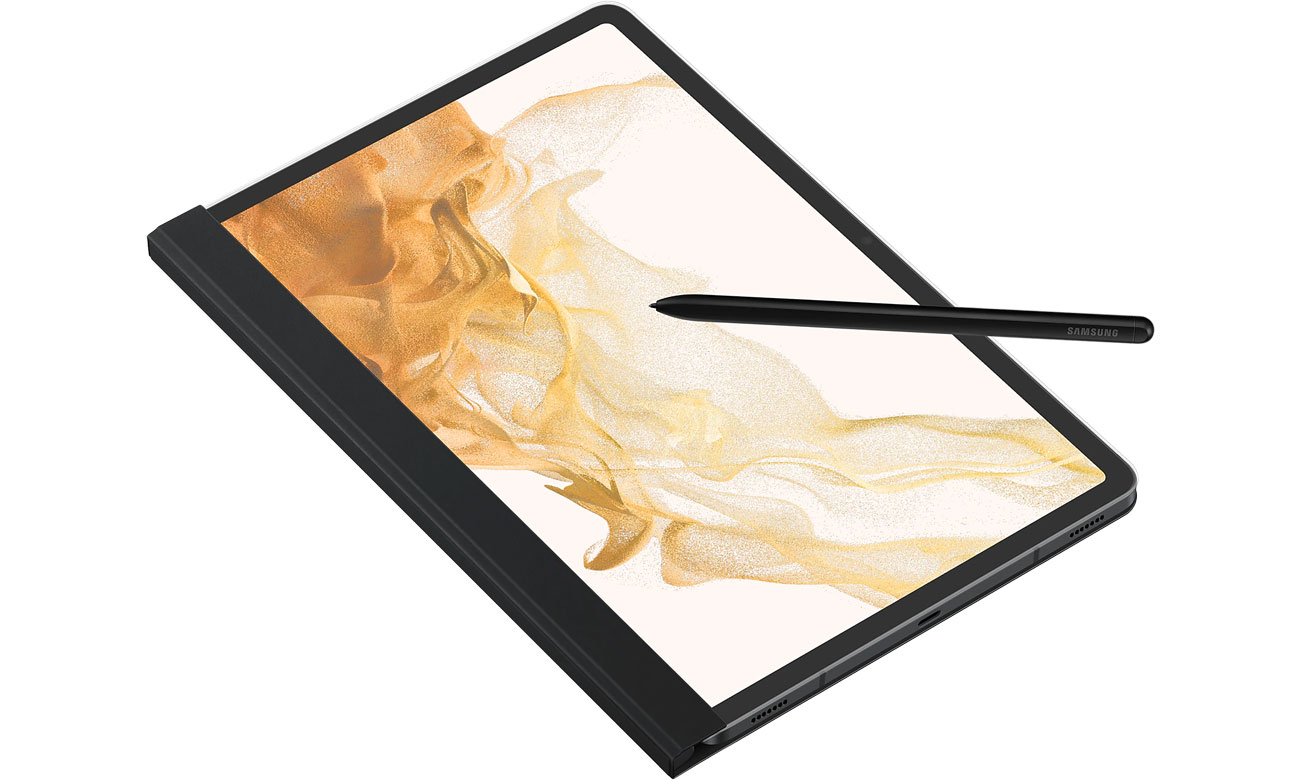 Samsung Note View Cover für Galaxy Tab S8 schwarz Skizzieren