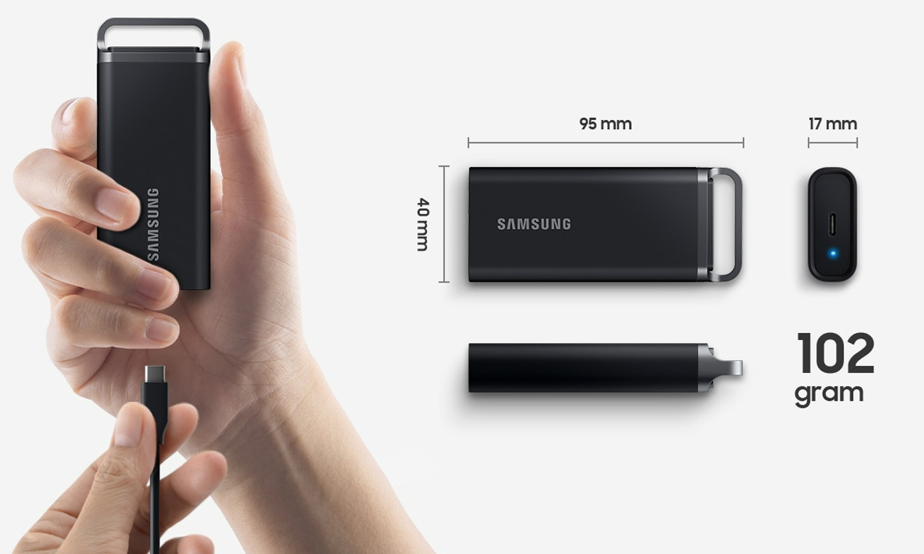 Samsung Portable SSD T5 EVO 2 TB USB 3.2 Gen 1 Typ C