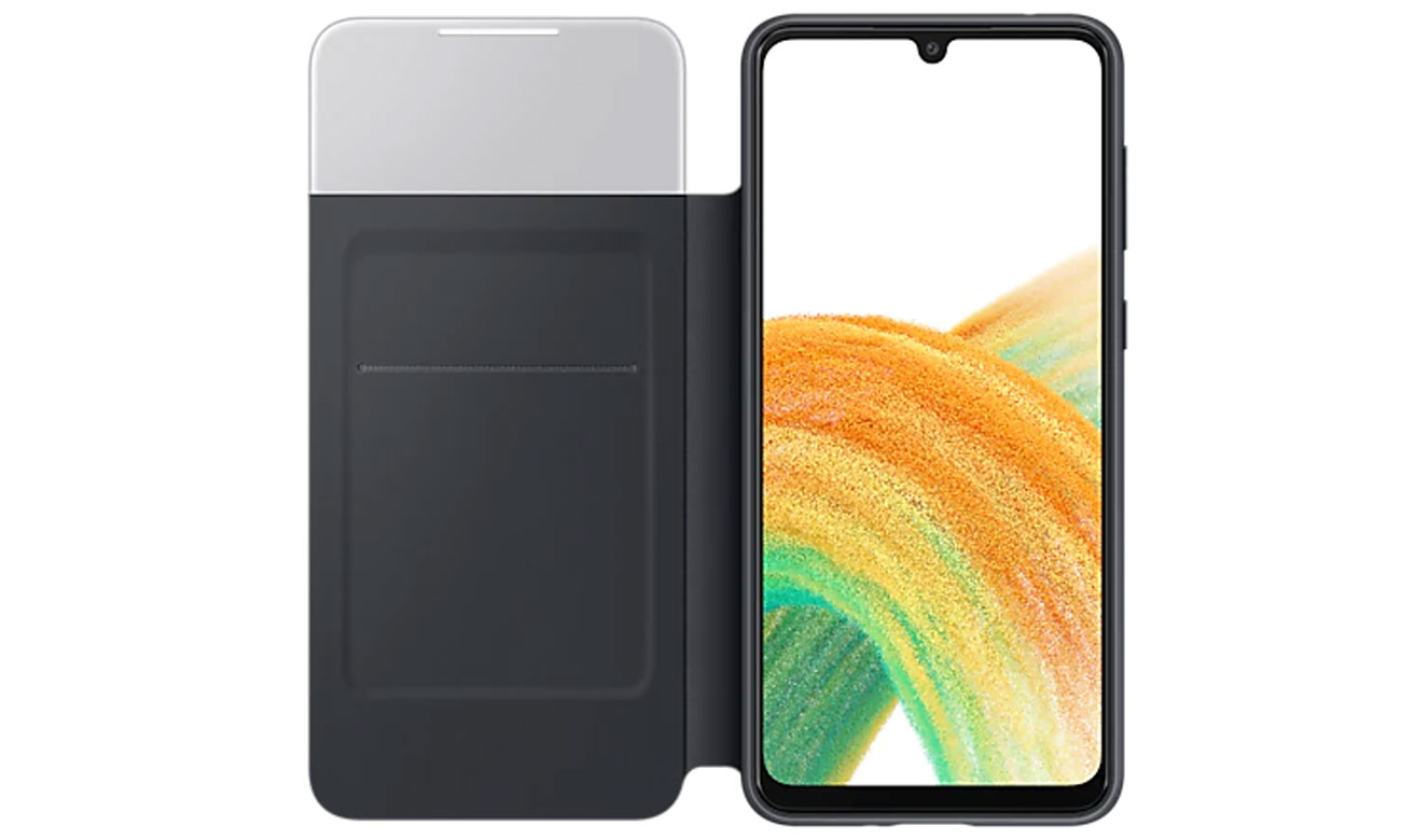 SAMSUNG S View Wallet Cover für Galaxy A33 5G schwarz
