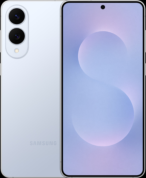 Galaxy S25 Edge in Titan Blau