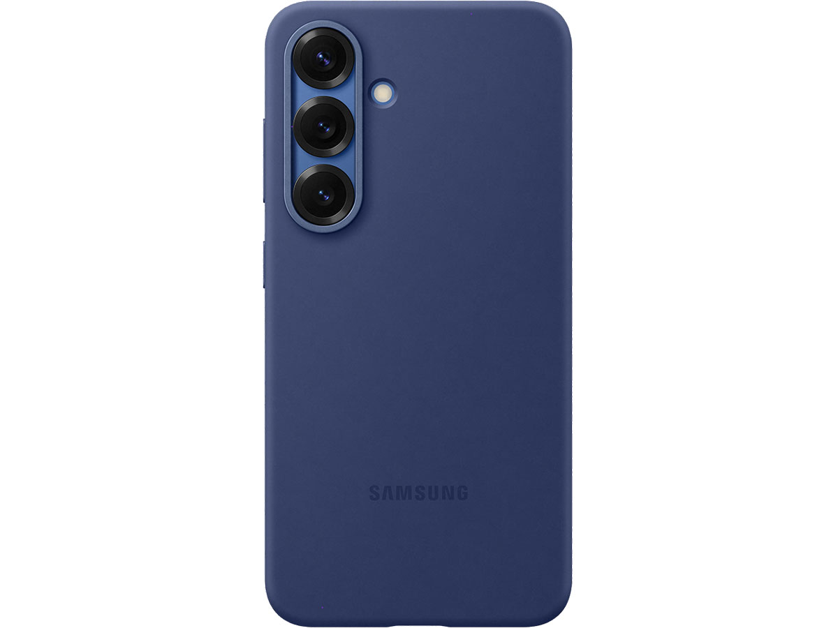 Samsung Silicone Case für Galaxy S25 Blau
