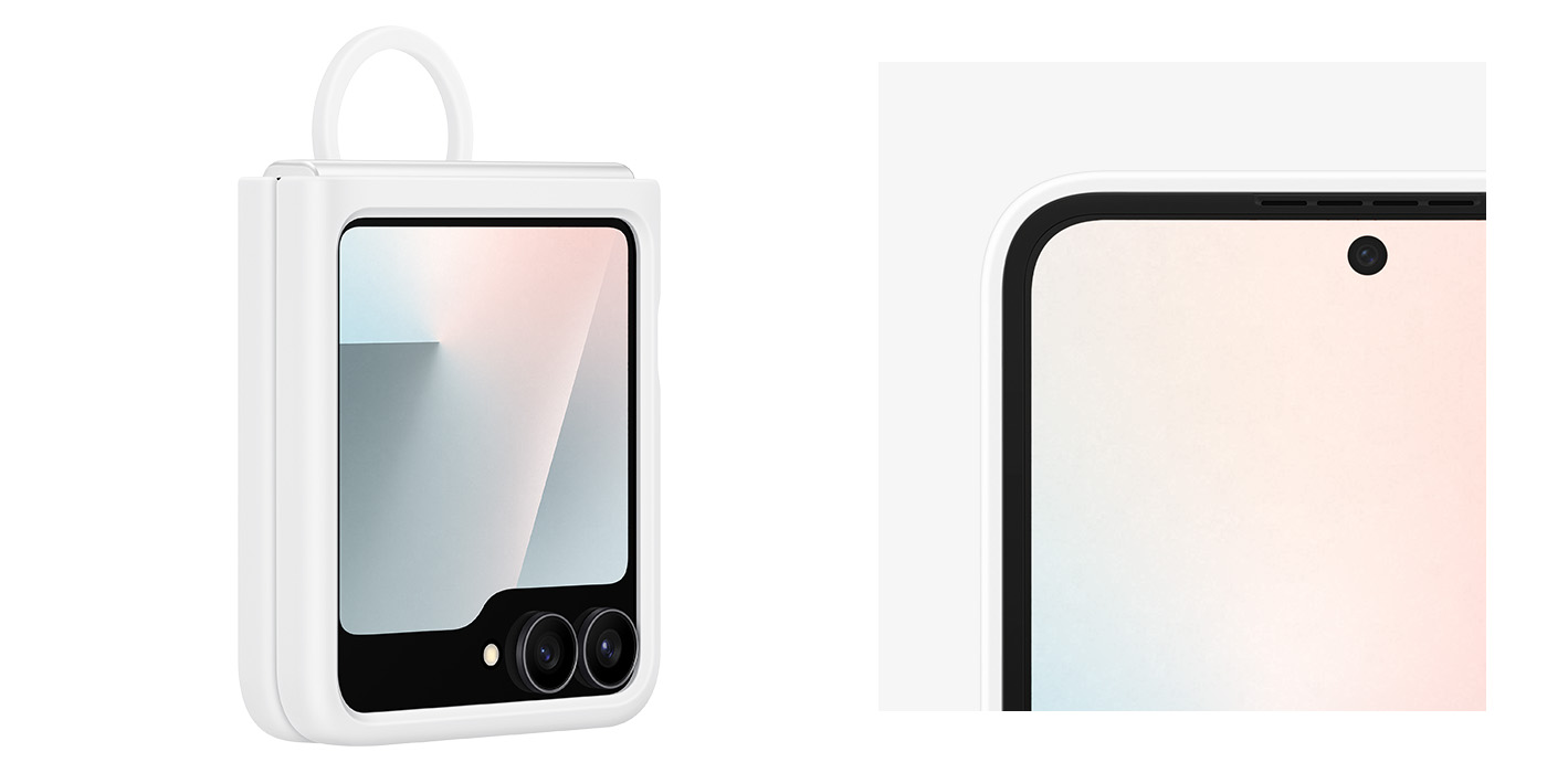 Hülle aus angenehm weichem Silikon