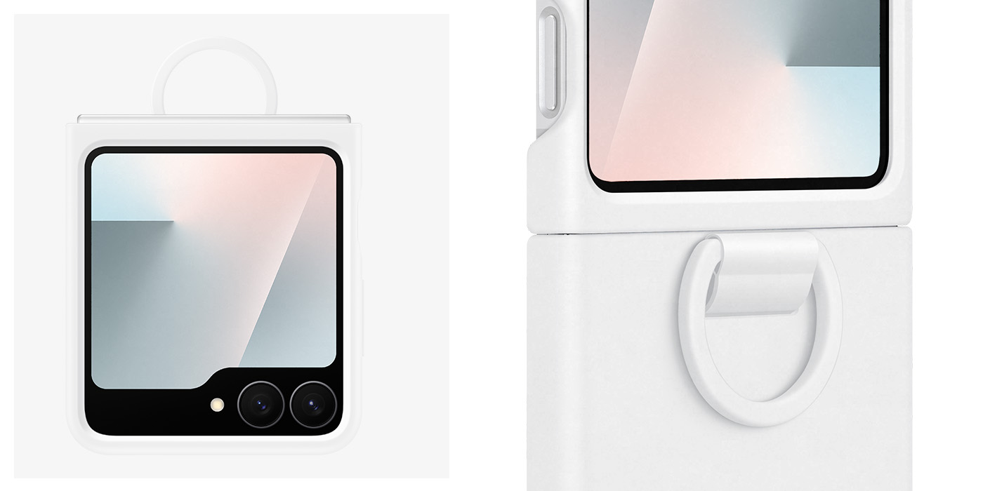 Hülle für Z Flip7 FE mit praktischem Ring für besseren Halt und Tragekomfort