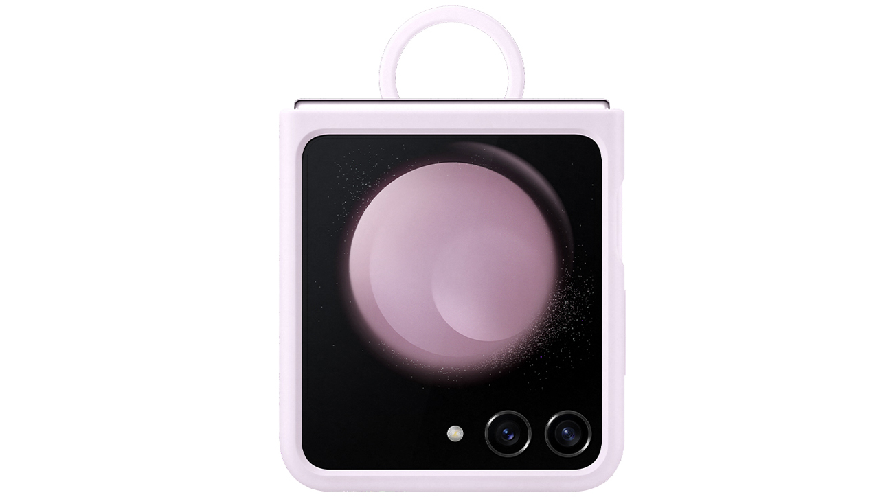 Samsung Silicone Cover für Galaxy Z Flip5 Lavendel