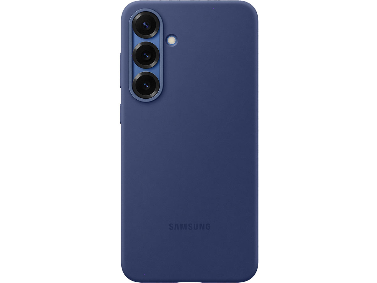 Samsung Silicone Case für Galaxy S25+ Blau