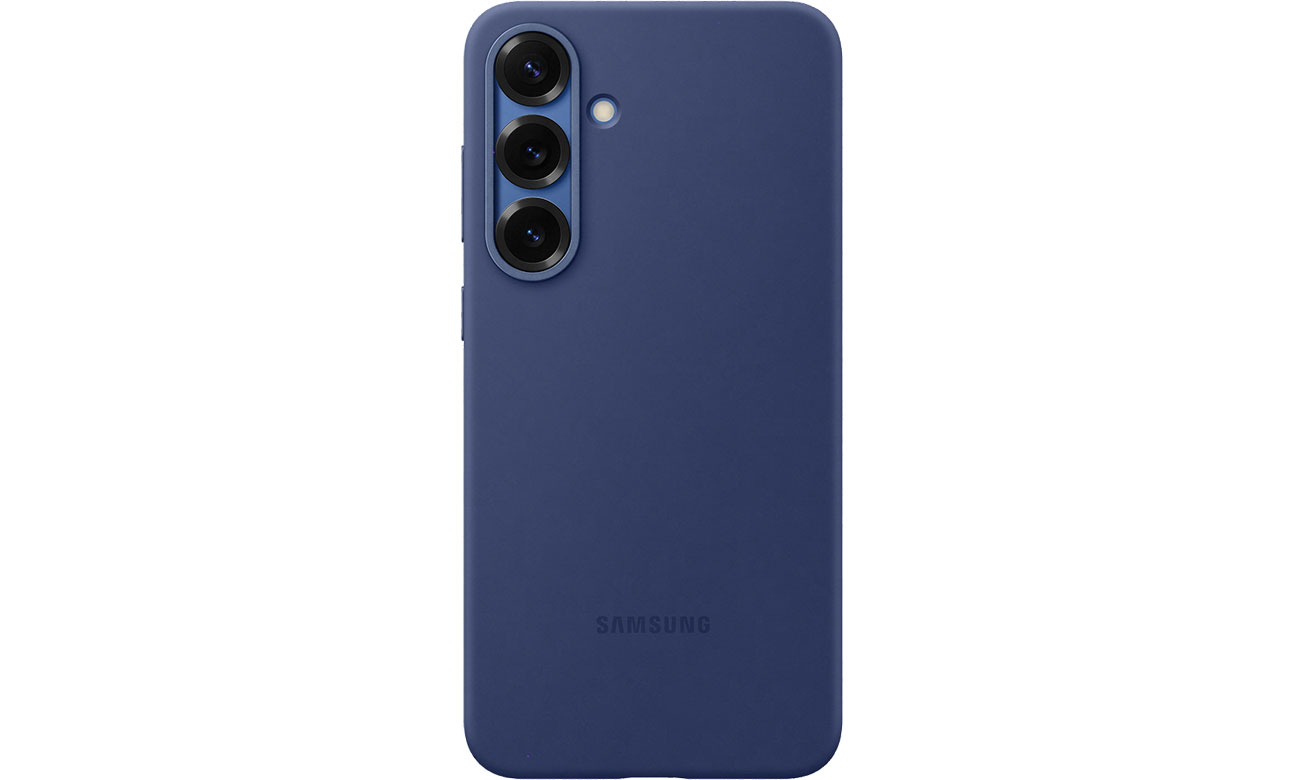 Samsung Silicone Case für Galaxy S25+ Blau