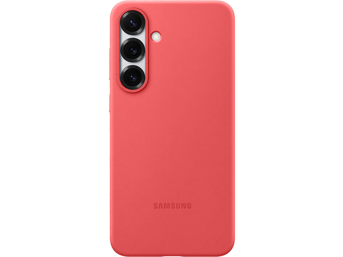 Samsung Silicone Case für Galaxy S25+ Rot