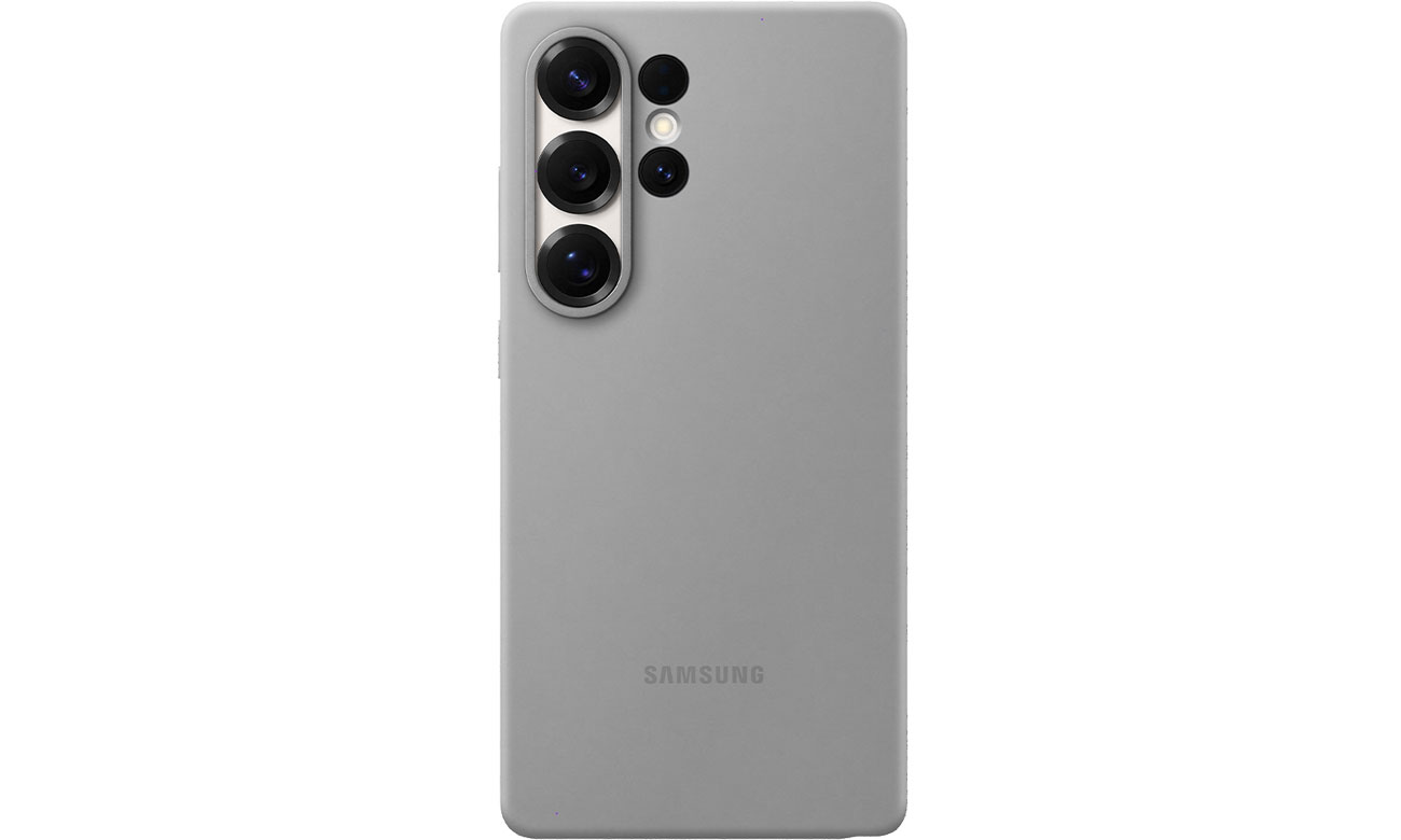 Samsung Silicone Case für Galaxy S25 Ultra Grau