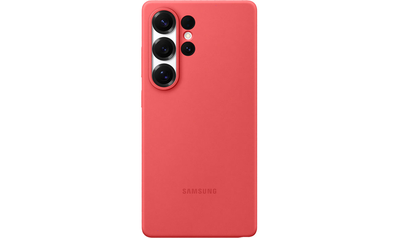 Samsung Silicone Case für Galaxy S25 Ultra Rot