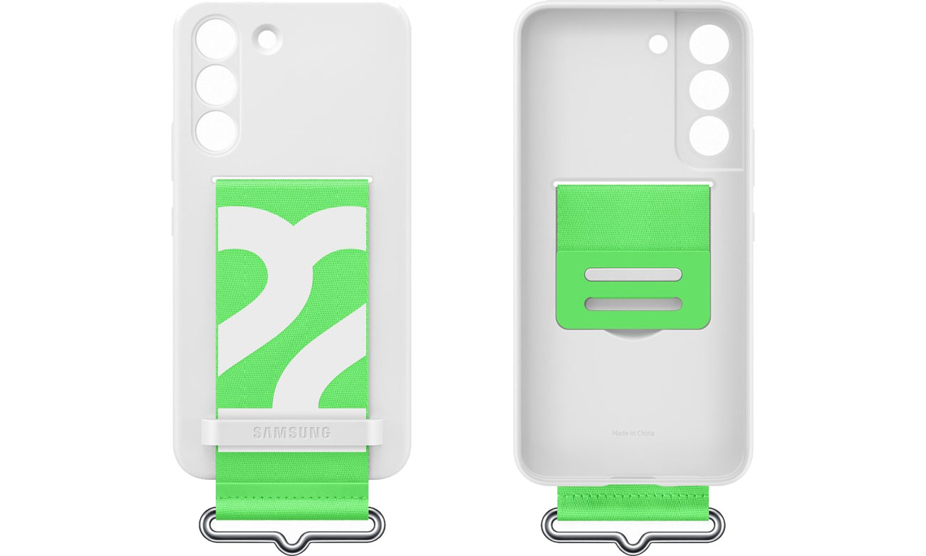 Samsung Silicone Cover mit Band für Galaxy S22