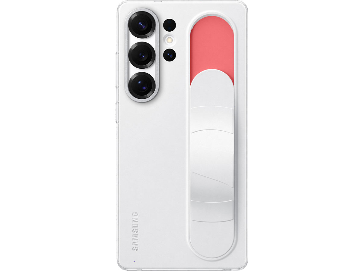 Samsung Standing Grip Case für Galaxy S25 Ultra Weiß