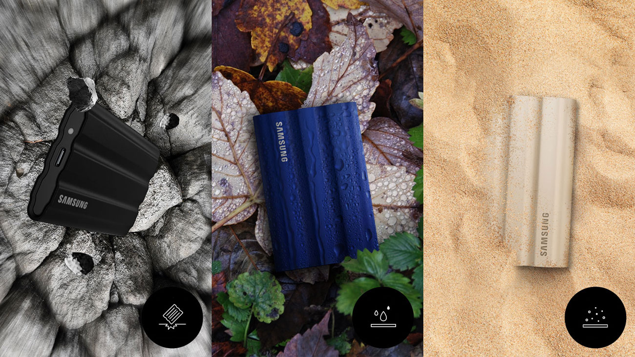 Samsung Shield SSD T7 Shield USB 3.2 Gen. 2 Beige - Bereit für jede Herausforderung