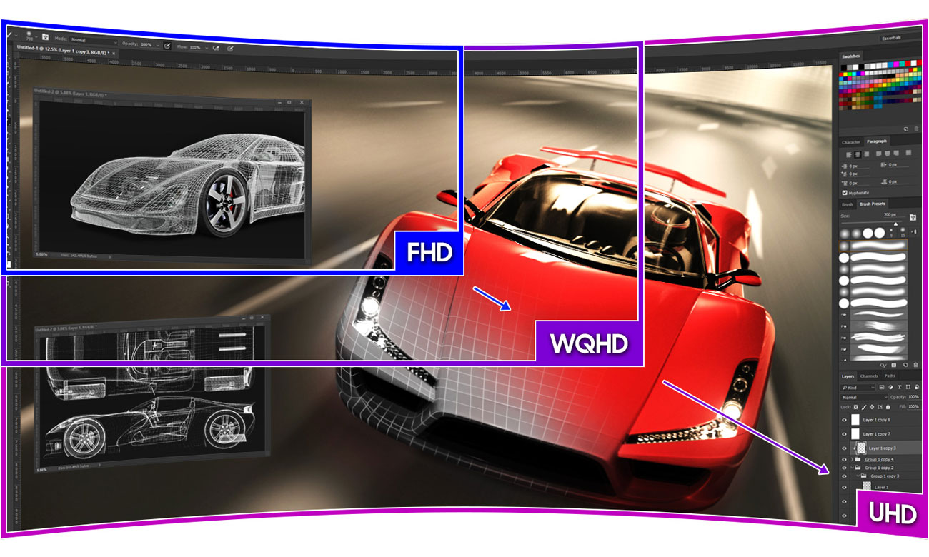Atemberaubende 4K UHD-Auflösung