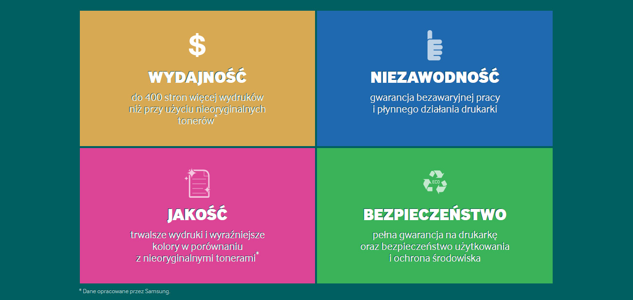 Samsung Garantie für großartigen Druck