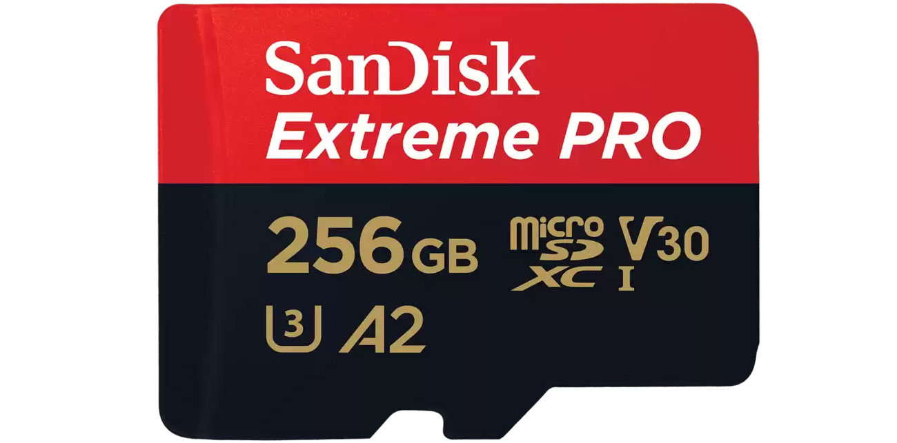 SanDisk 256GB microSDXC Extreme PRO 200MB/s A2 C10 V30 UHS-I U3