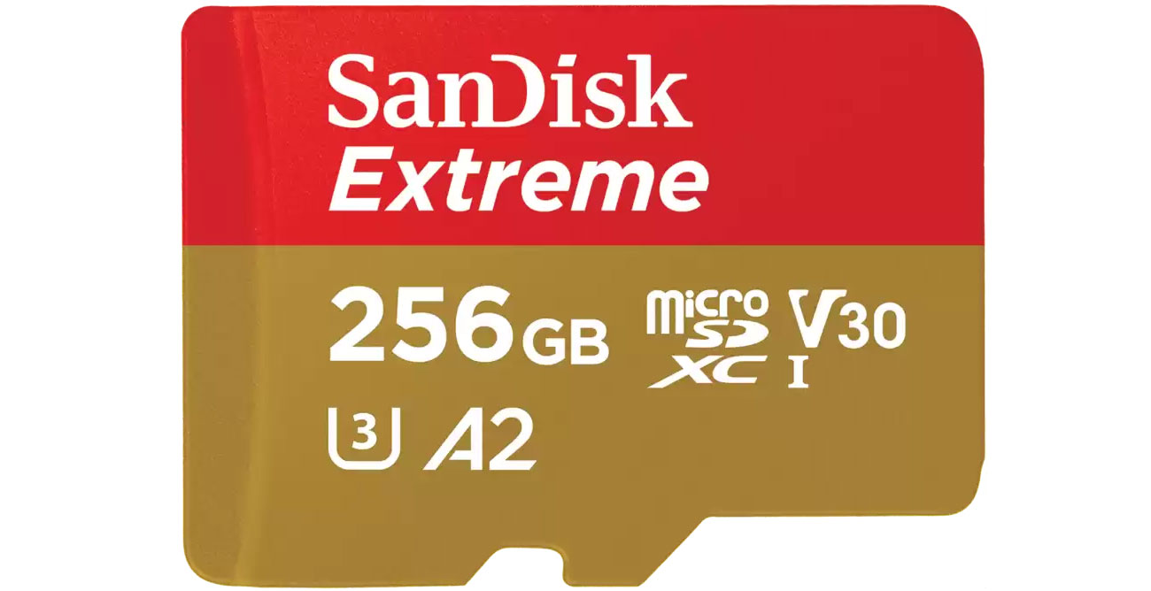 SanDisk 256GB microSDXC Extreme 190MB/s A2 C10 V30 UHS-I U3
