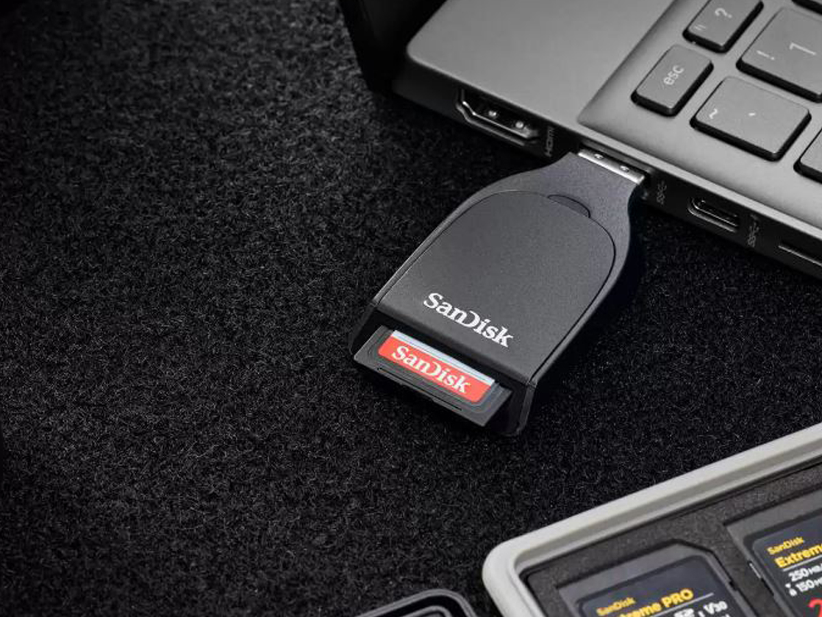 SanDisk QuickFlow microSD UHS-I USB 3.2 250/150 MB/s Kartenleser