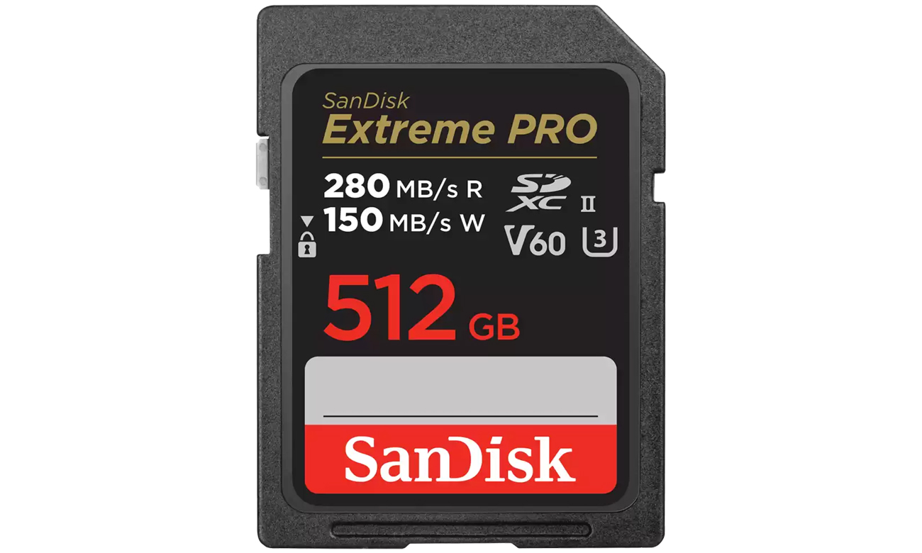 SanDisk SDXC Extreme PRO V60 UHS-II 512 GB