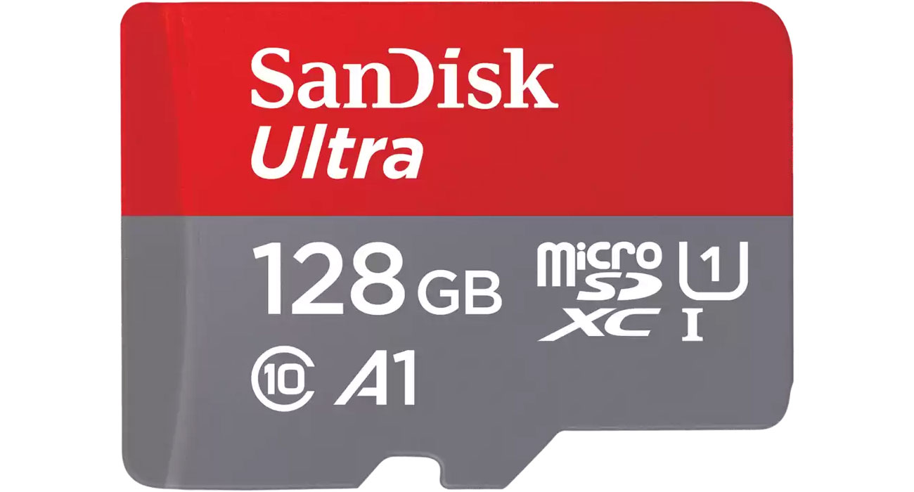 SanDisk 128 GB microSDXC Ultra A1 C10 UHS-I U1