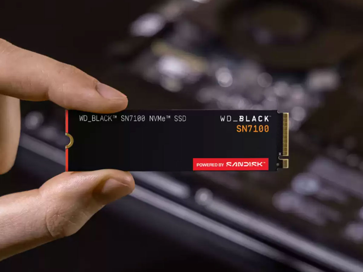Dysk SSD WD 2TB M.2 PCIe Gen4 NVMe Black SN7100