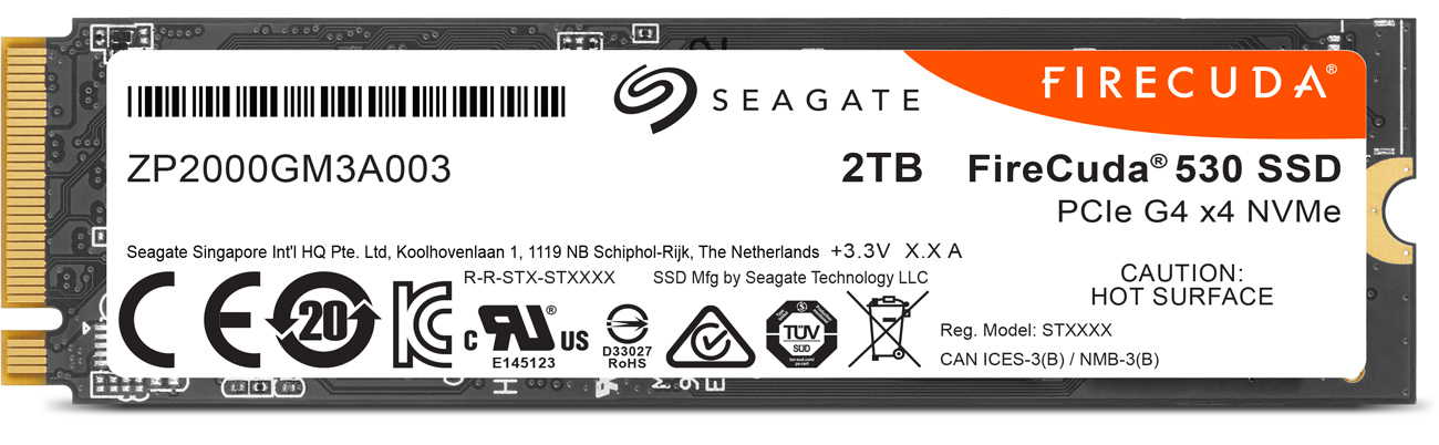 Seagate 2TB M.2 PCIe Gen4 NVMe FireCuda 530