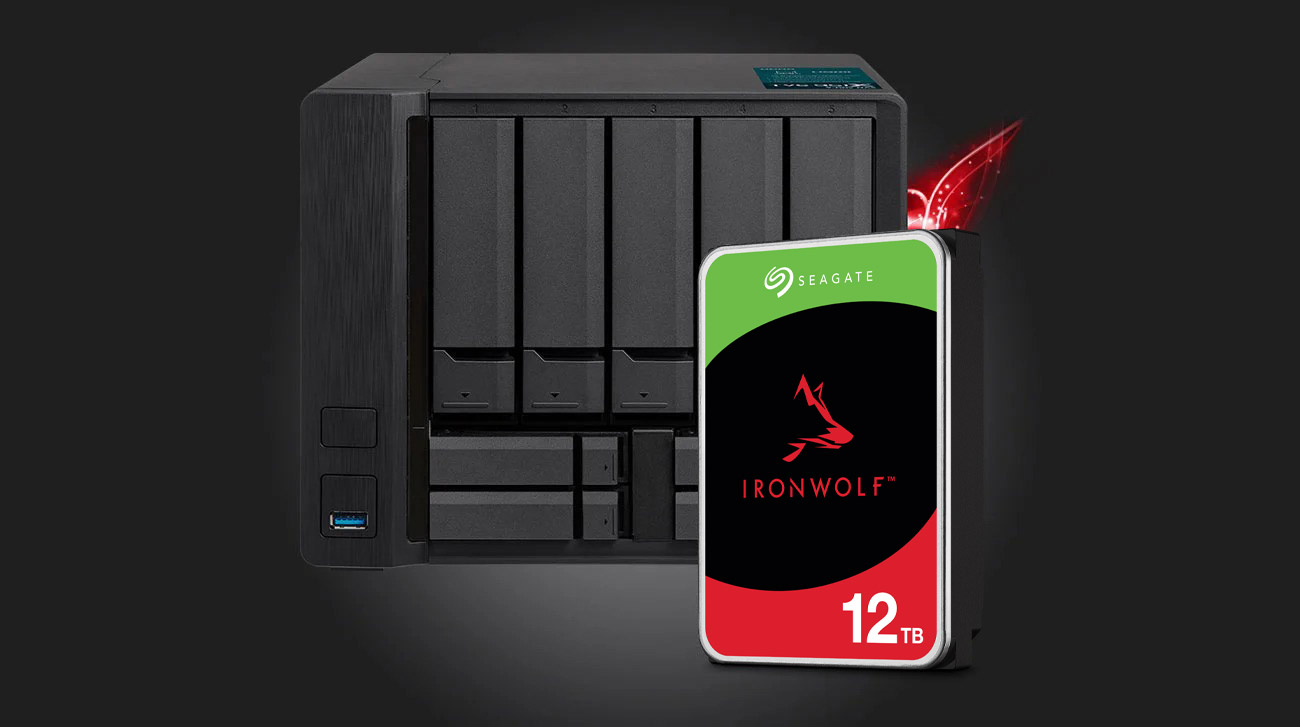 SEAGATE IRONWOLF 12 TB 7200 obr./min 256 MB