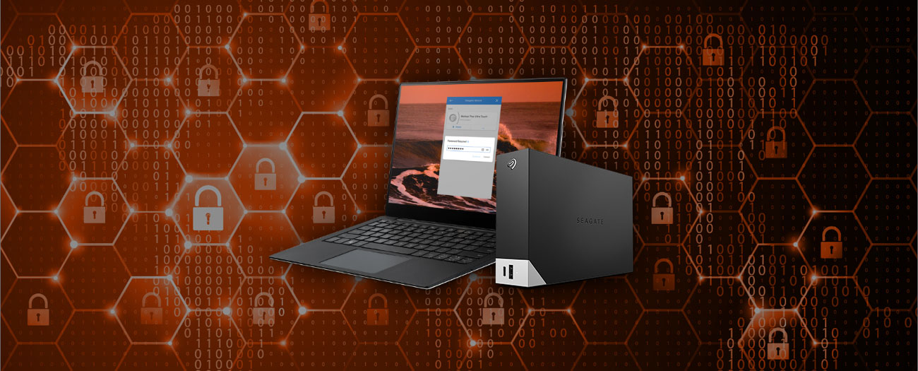 Seagate One Touch Hub 8 TB - Fortgeschrittene Datenverschlüsselung