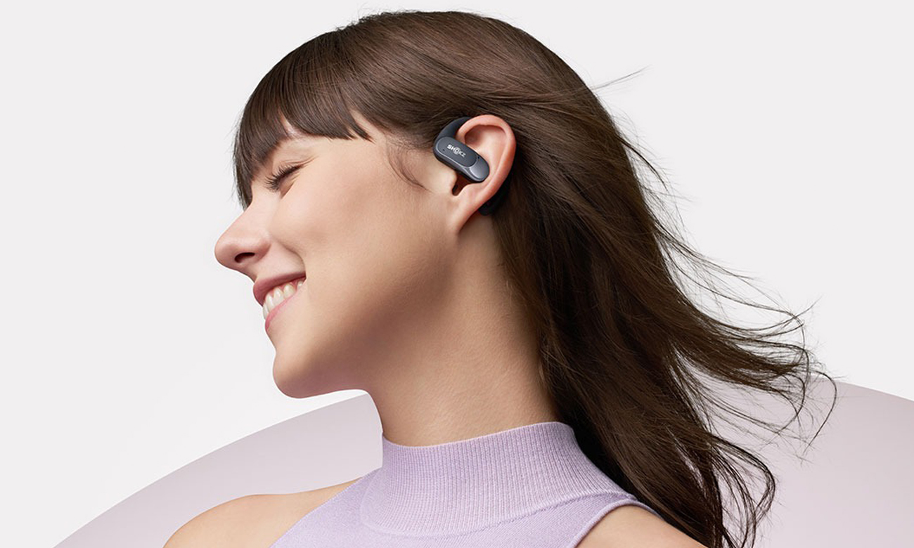 Kabellose Kopfhörer Shokz OpenFit Air Schwarz