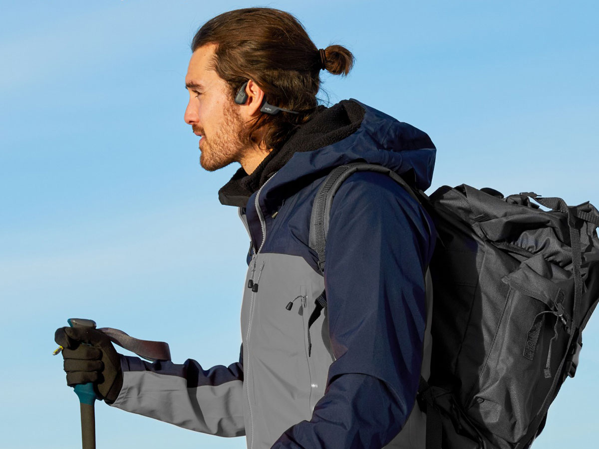 Słuchawki bezprzewodowe Shokz OpenRun Pro 2 Mini Czarne - Grafika lifestyle