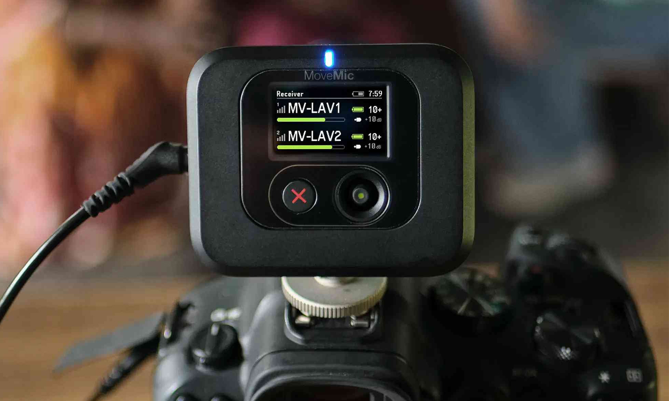 Drahtloser Empfänger Shure MoveMic Receiver - Lifestyle-Grafik