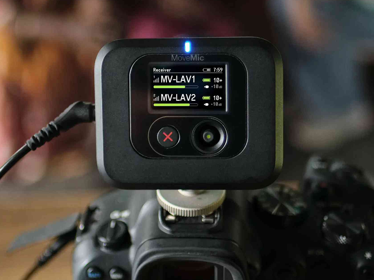 Drahtloser Empfänger Shure MoveMic Receiver - Lifestyle-Grafik