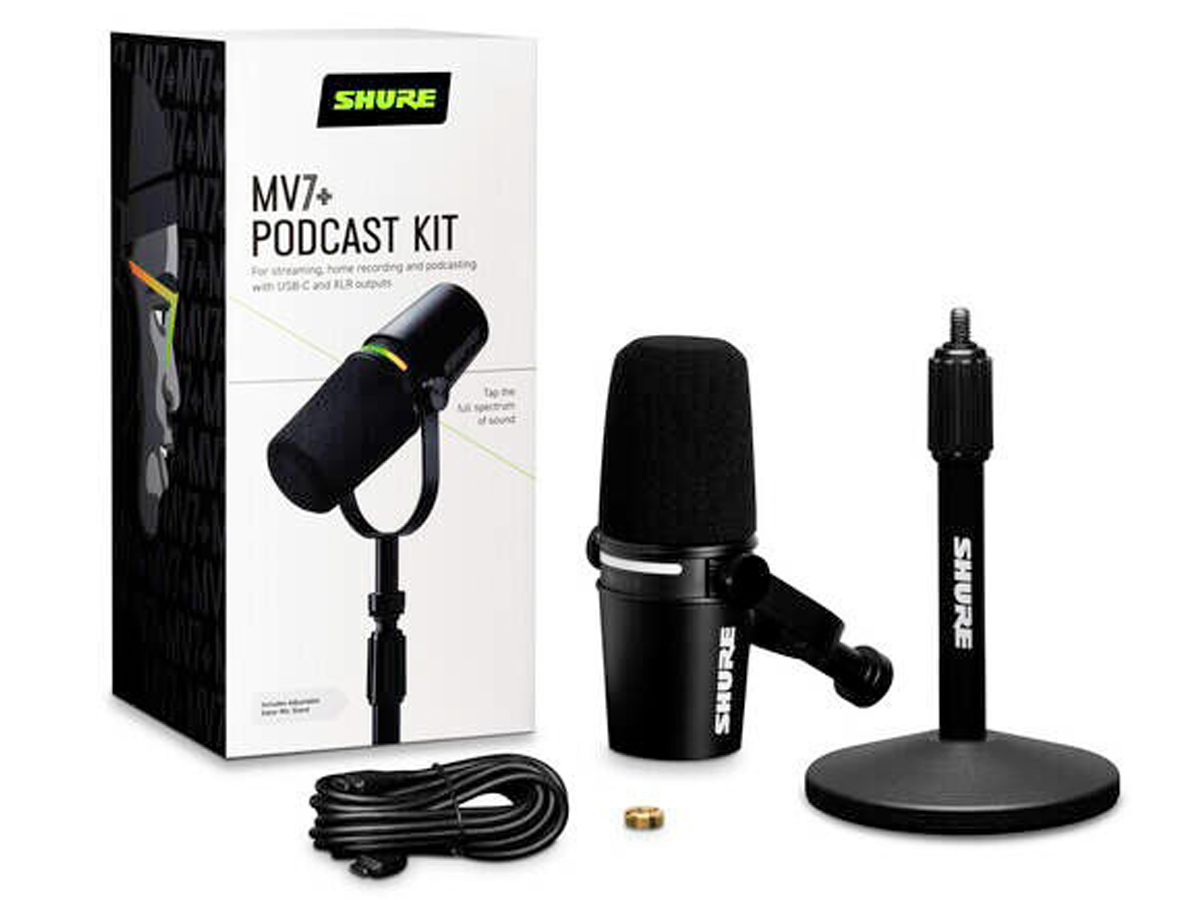 Inhalt des Shure MV7+ K-BNDL Sets
