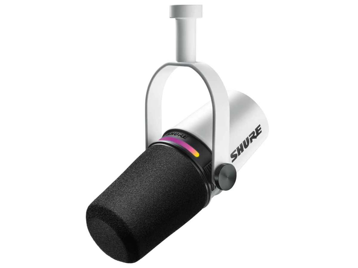  Mikrofon Shure MV7+ Weiß - Allgemeine Ansicht