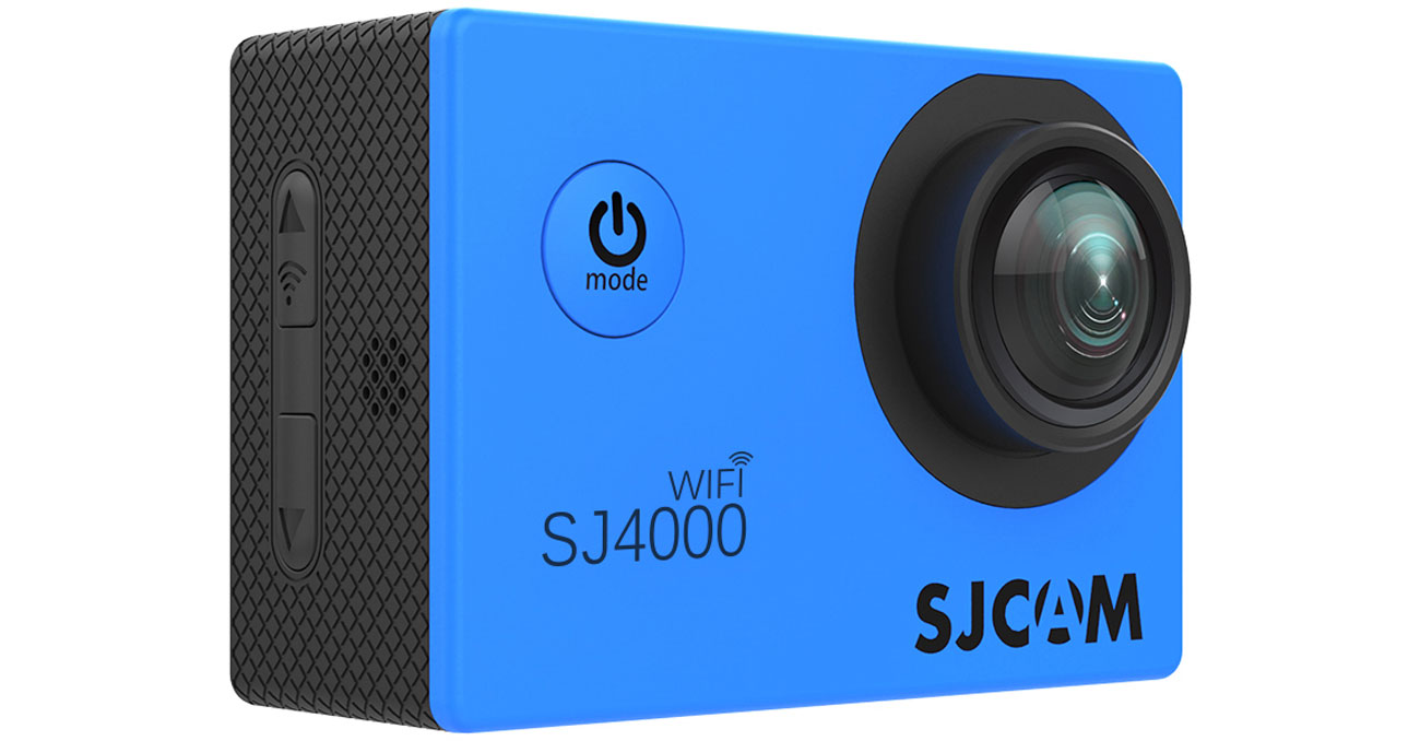 SJCAM SJ4000 WiFi Sportkamera Blau