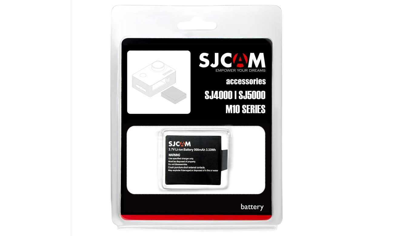 Akku SJCAM für Kameras SJ4000/SJ500