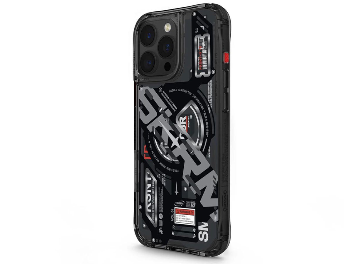 Skinarma Ekho Hülle für iPhone 16 Pro 6.3 Magnetisches Laden schwarz