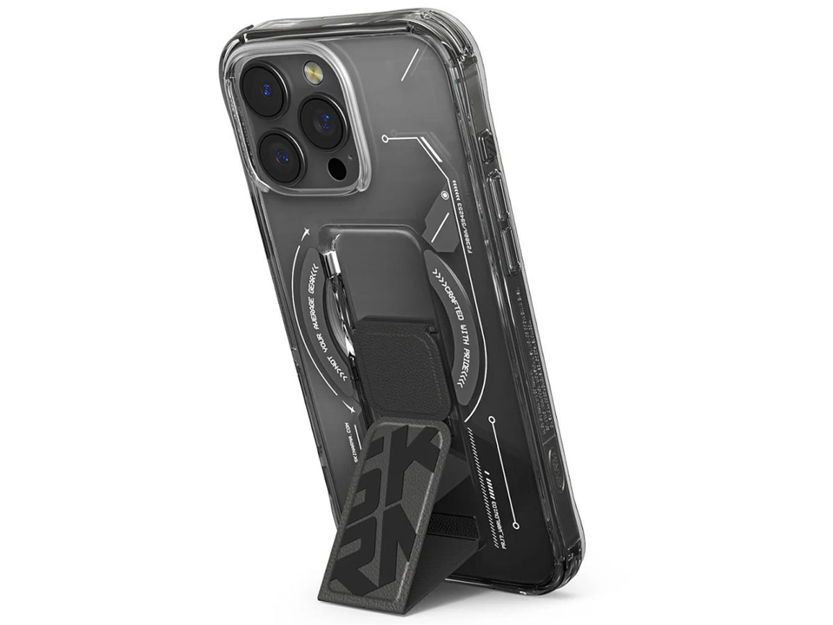 Skinarma Helio Hülle für iPhone 16 Pro 6.3 Magnetic Grip schwarz
