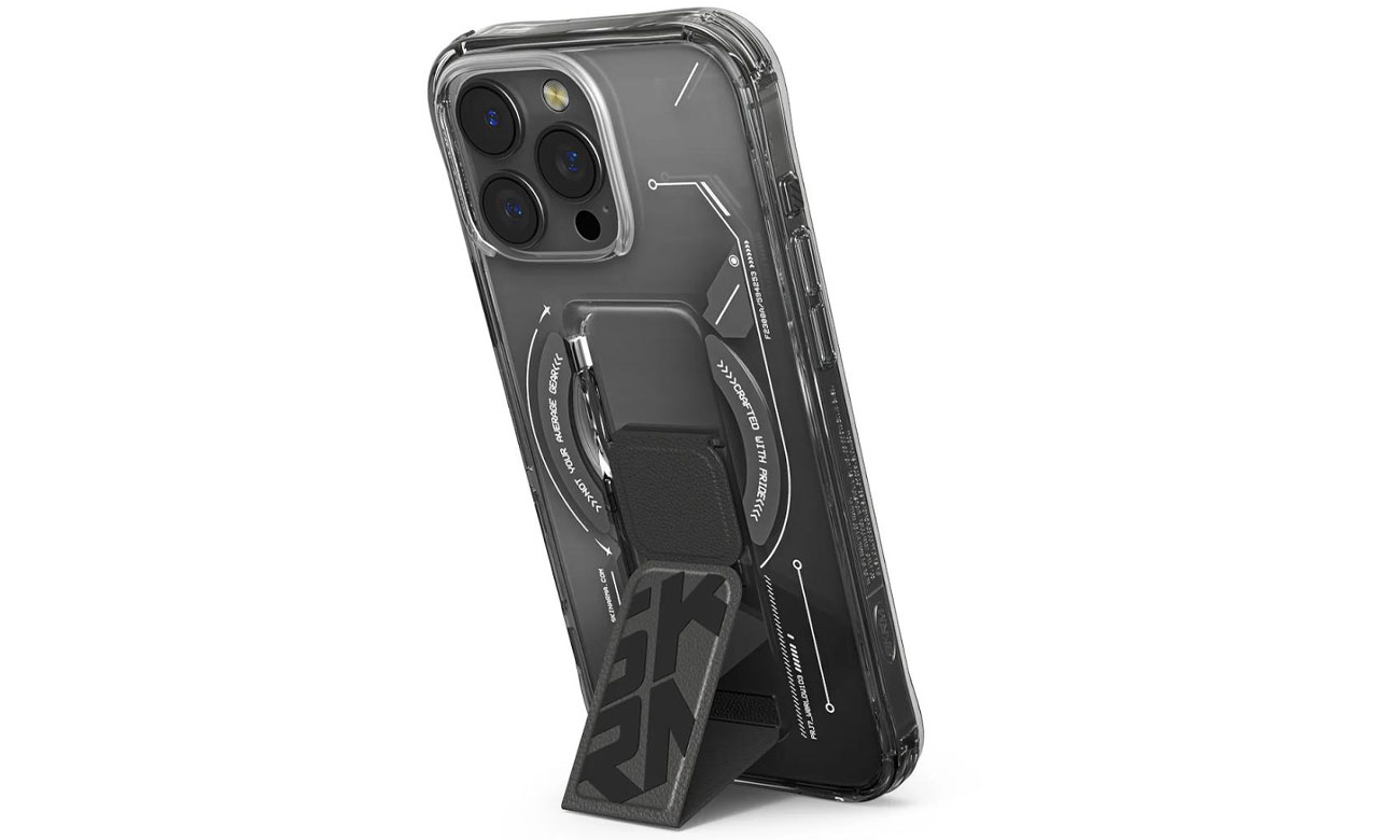 Skinarma Helio Hülle für iPhone 16 Pro 6.3 Magnetic Grip schwarz