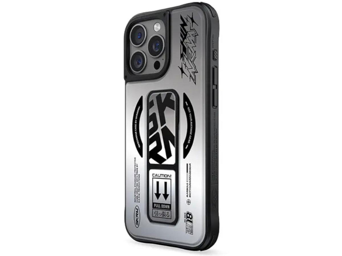 Etui Skinarma Kira Kobai für iPhone 16 Pro 6.3 Magnetic Grip chrome