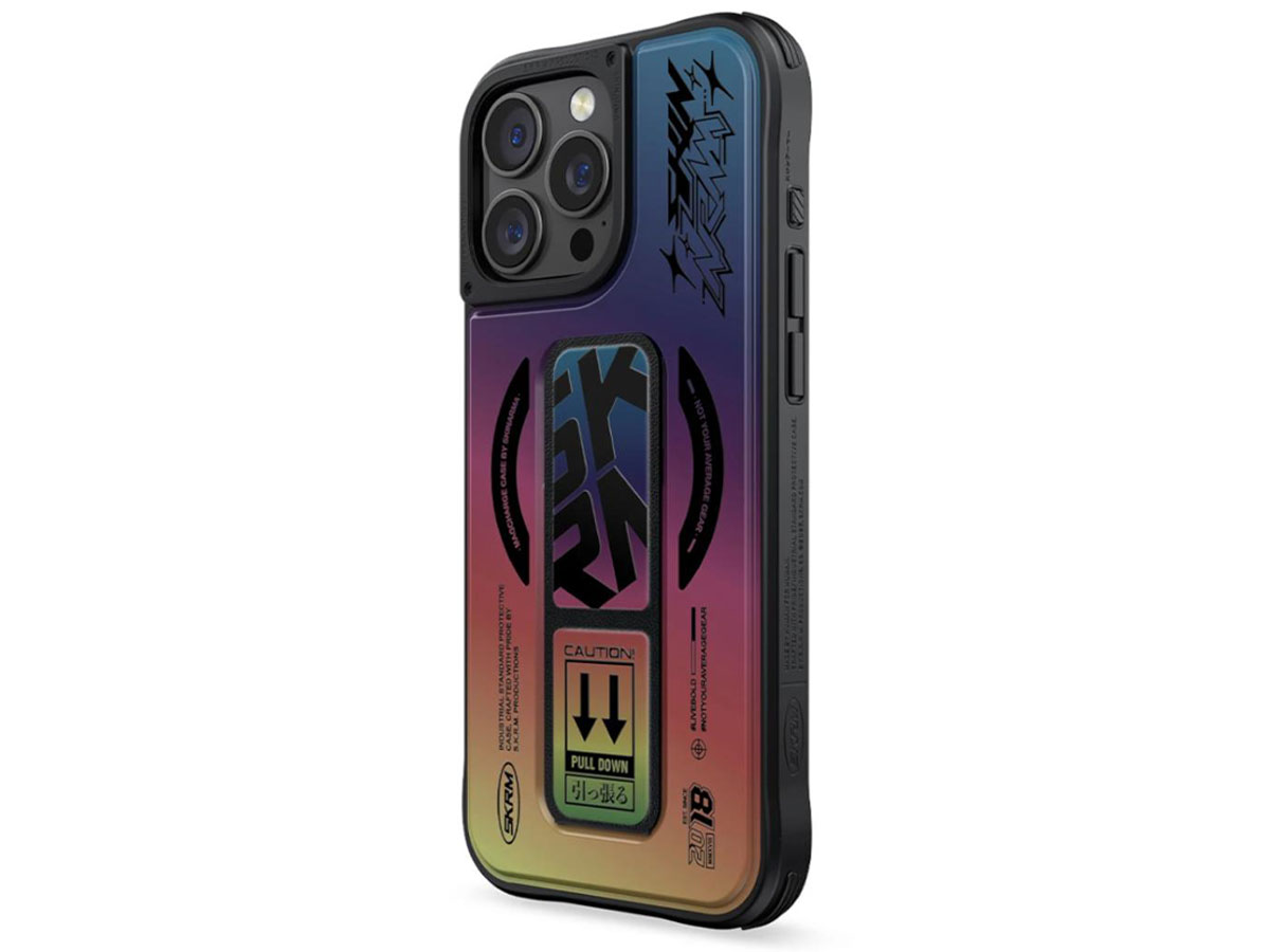Etui Skinarma Kira Kobai für iPhone 16 Pro 6.3 Magnetic Grip Hologramm