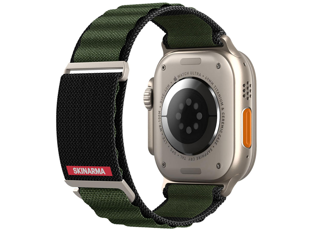 Skinarma Kobu Armband für Apple Watch Ultra 49/45/44mm olive