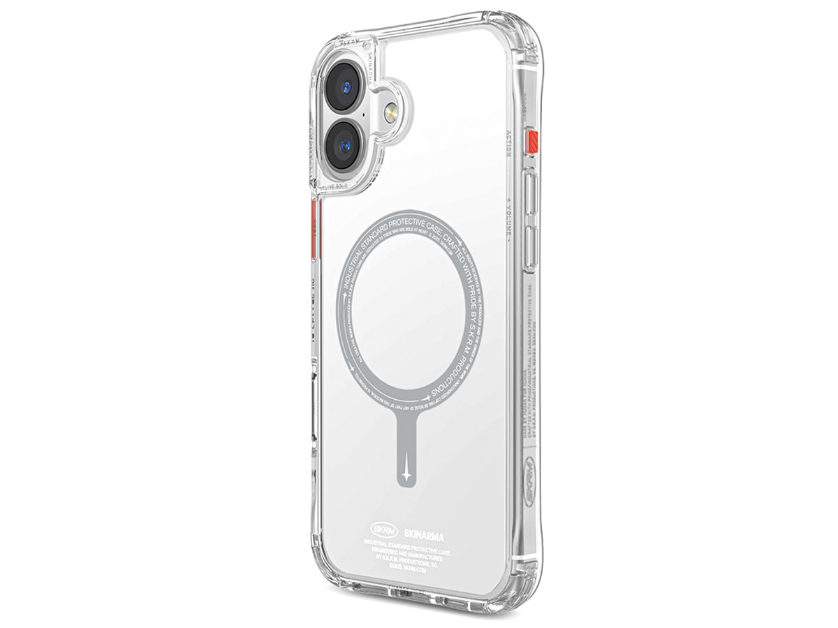 Skinarma Saido Hülle für iPhone 16 6.1 Magnetic Charging klar