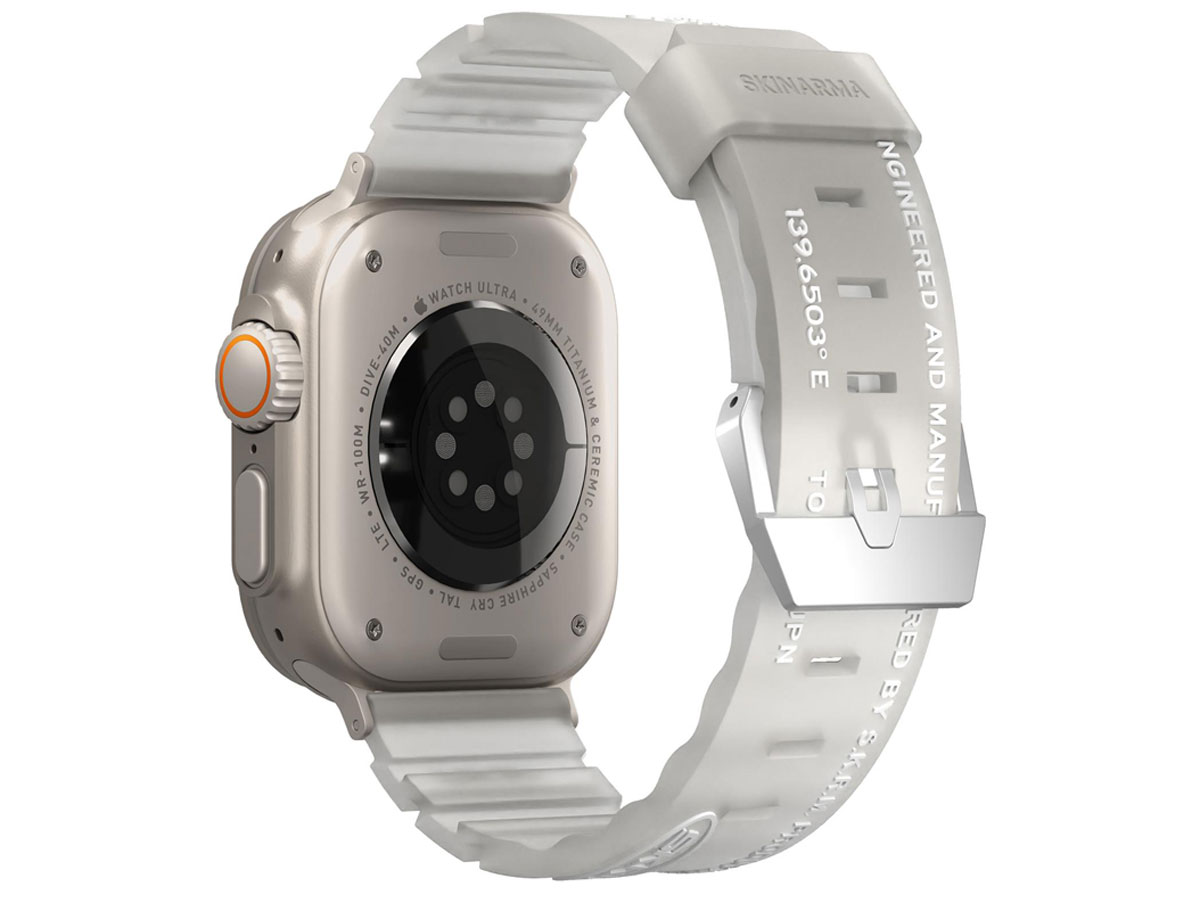 Skinarma Shokku Armband für Apple Watch 49/45/44mm frost