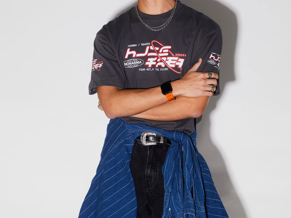 Skinarma Shokku Armband Tragen