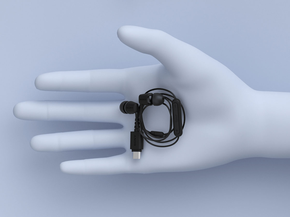 Kabelgebene Sony EX15C - Bequeme Konstruktion