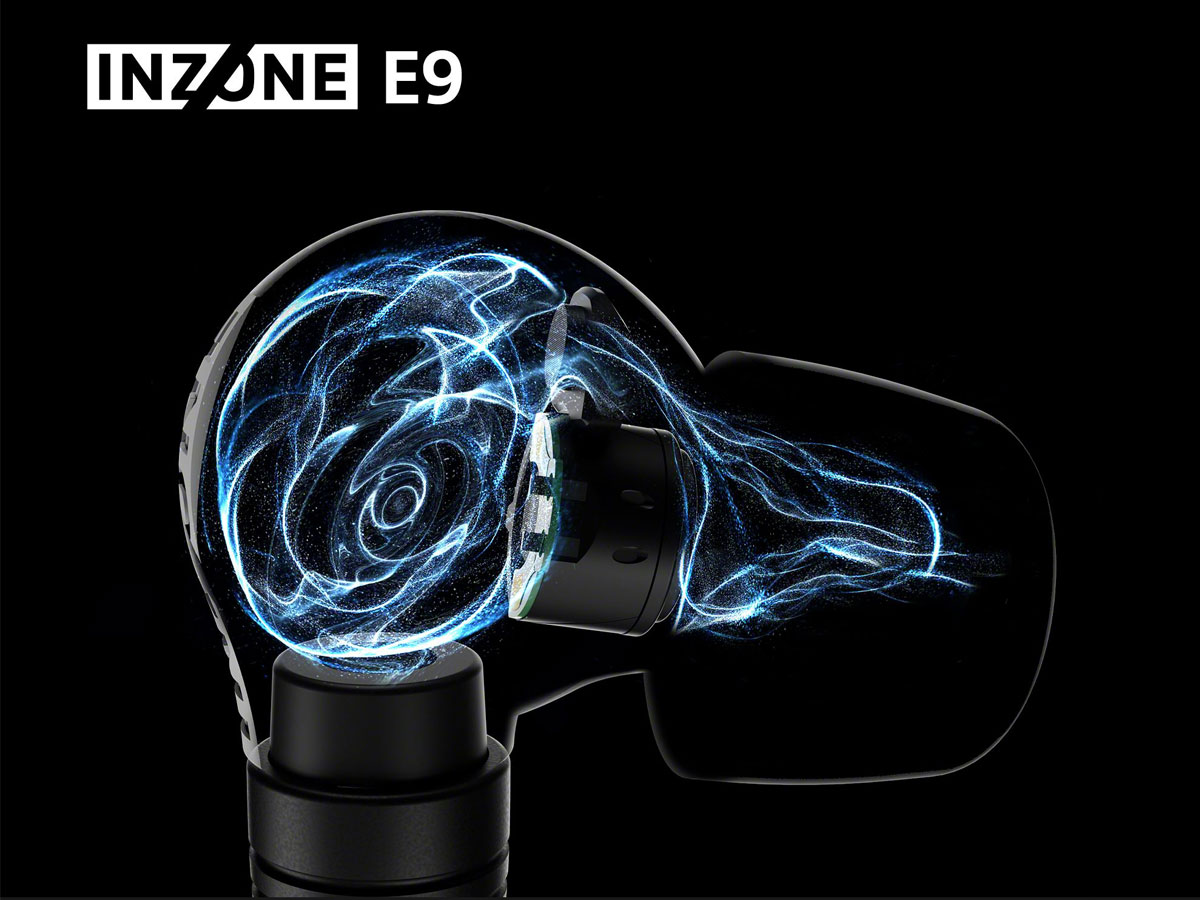Kabelgebundene In-Ear-Kopfhörer Sony INZONE E9 – Lifestyle-Grafik