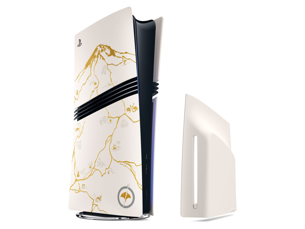 PlayStation 5 Konsolenabdeckung – Limited Edition Gold Ghost of Yōtei – Einfache Montage und volle Kompatibilität