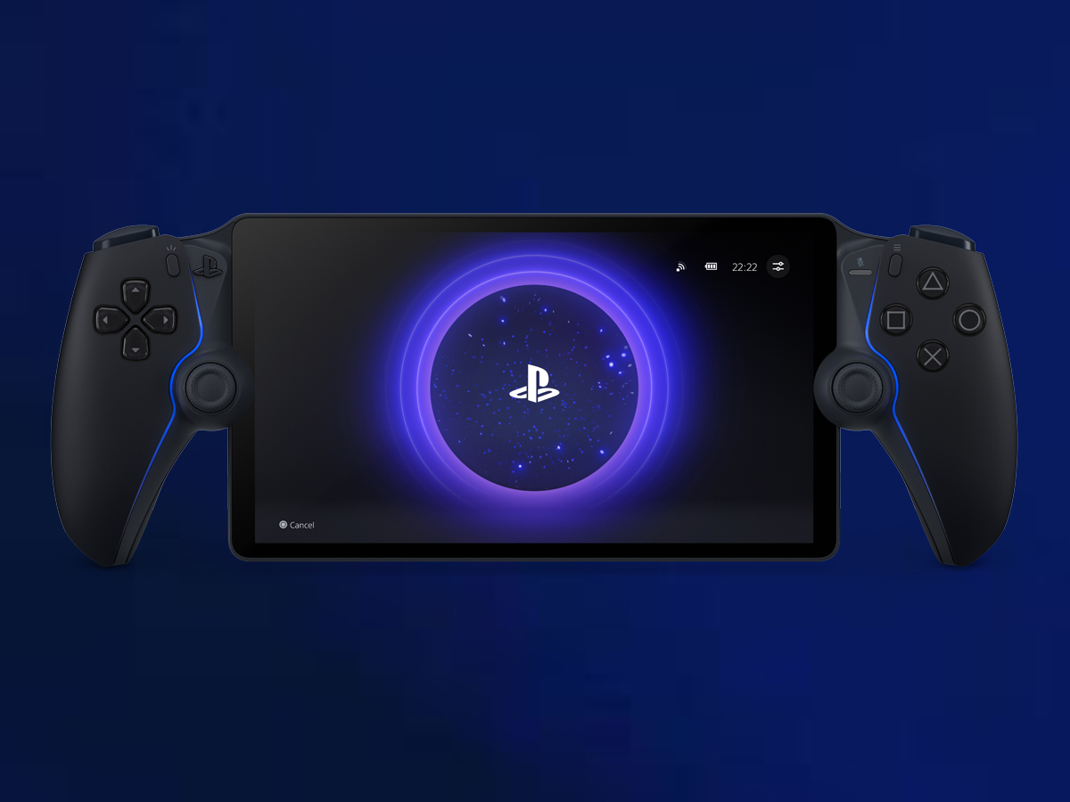 Sony PlayStation Portal Midnight Black Vorderseite