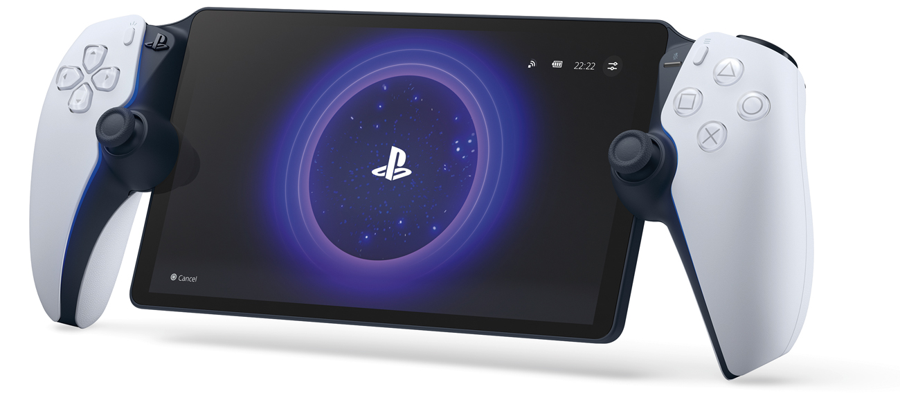 Konsola przenośna Sony PlayStation Portal - Widok od przodu pod kątem
