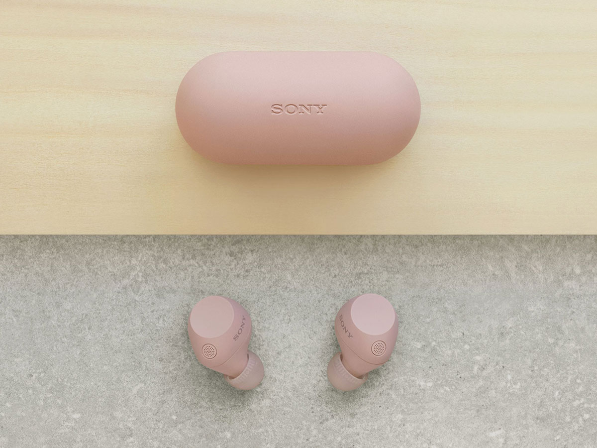 Drahtlose Sony WF-C710N ANC Pink - Lifestyle-Grafik